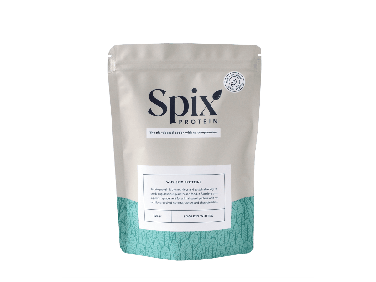 Spix Eggless 
Whites 150g Potato Protein Whip for Vegan Baking